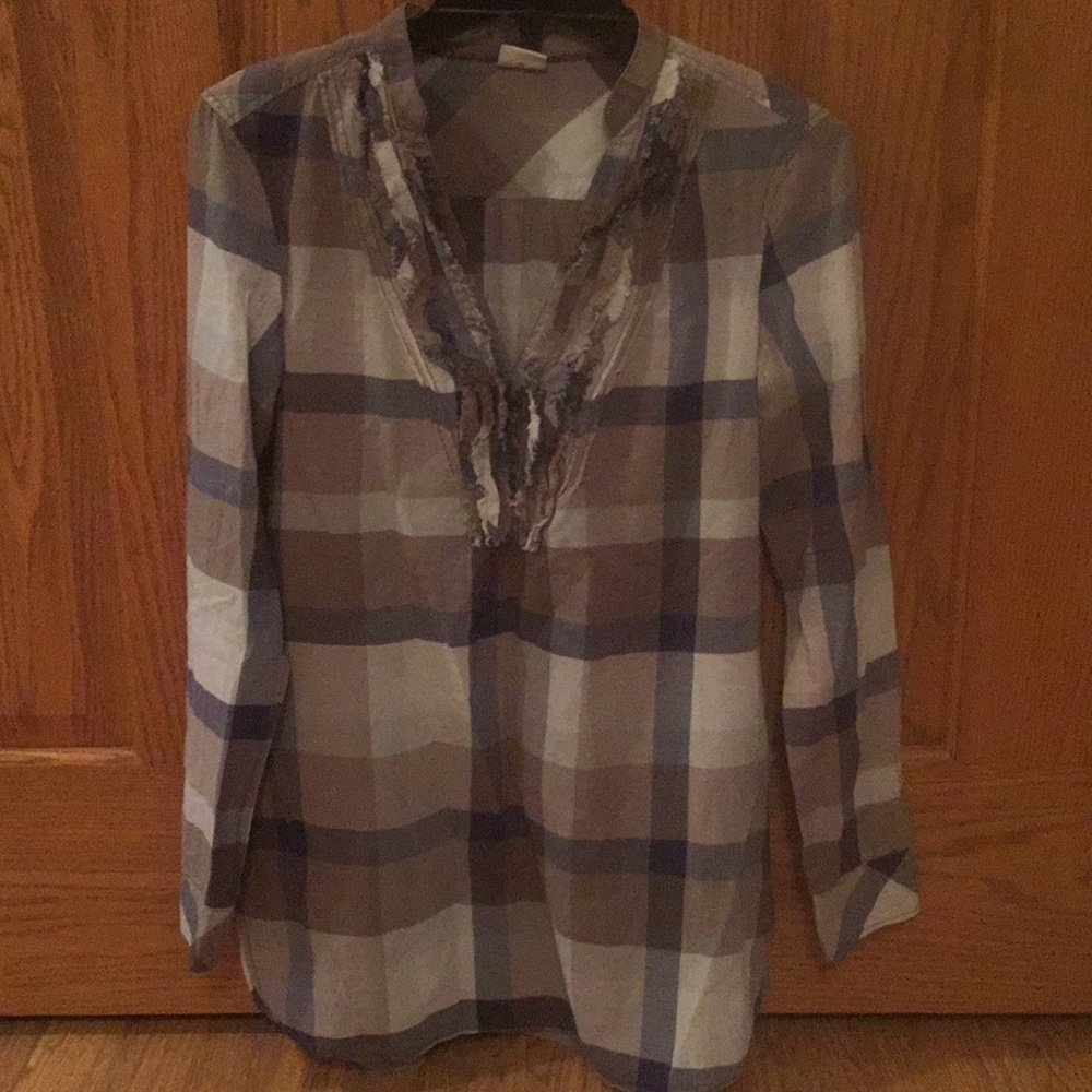 Plaid blouse